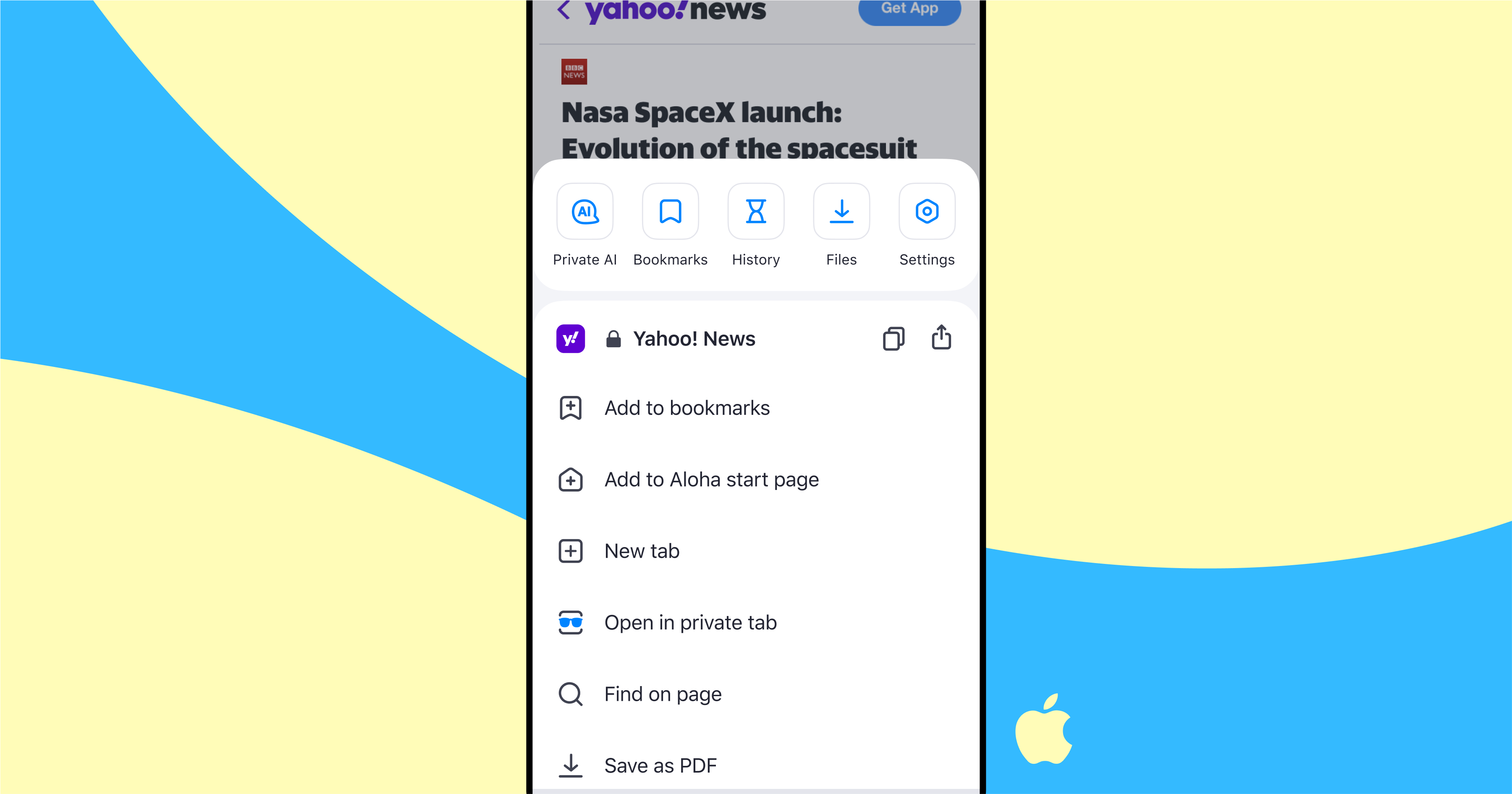 Aloha Browser on iOS: Introducing the New Bottom Menu on Browsing Mode