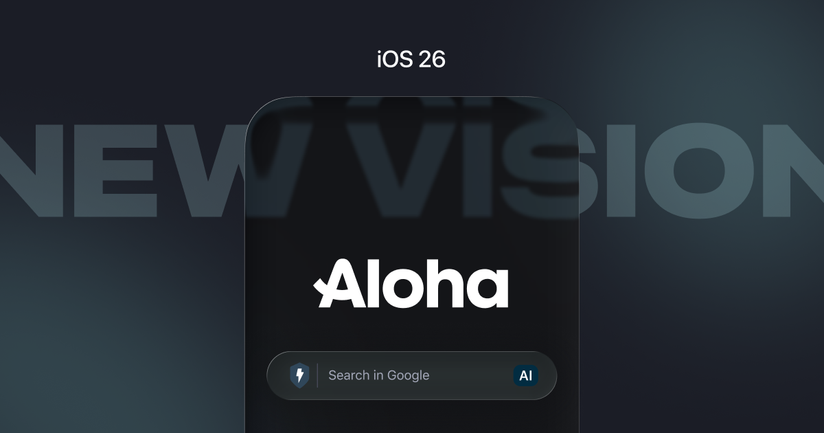 Aloha Liquid: A New Vision for iOS 26