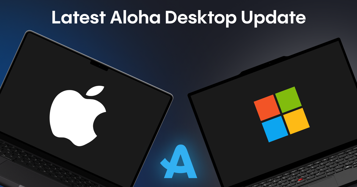 Aloha Desktop Update: macOS Video Downloads, Split View, and Enhanced Performance