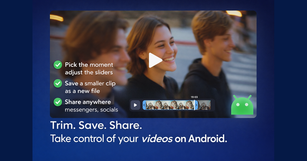 Easily trim your videos into shorts and stories using the Aloha Browser for Android
